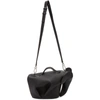 Loewe Large Elephant Leather Crossbody Bag In 1100 Black
