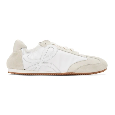 Loewe White & Off-white Ballet Runner Sneakers