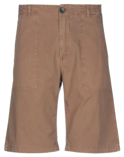 Department 5 Man Shorts & Bermuda Shorts Khaki Size 31 Cotton, Elastane In Beige