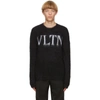 VALENTINO VALENTINO BLACK MOHAIR VLTN SWEATER