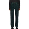 ECKHAUS LATTA ECKHAUS LATTA BLUE AND GREEN WIDE-LEG JEANS