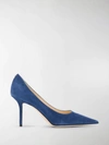 JIMMY CHOO LOVE SUEDE POINTED-TOE PUMPS 85MM,15325934
