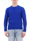 DRUMOHR DRUMOHR MEN'S BLUE WOOL JUMPER,D8W103GBLUELETTRICO 46