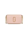 The Marc Jacobs Leather Crossbody Bag In New Rose Multi
