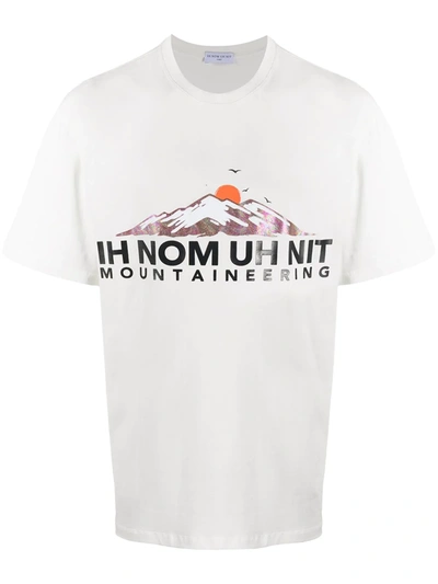 Ih Nom Uh Nit Logo-print Cotton T-shirt In White