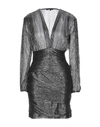 Maje Short Dresses In Silver