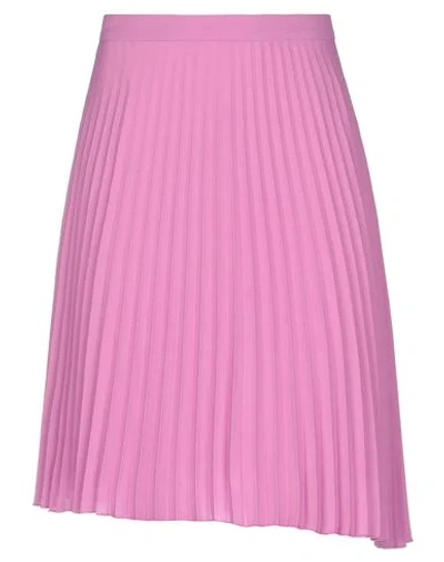 Dondup Midi Skirts In Purple