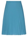 Dondup Midi Skirts In Blue
