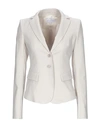 Patrizia Pepe Suit Jackets In Grey