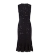 DOLCE & GABBANA LASER-CUT MIDI DRESS,15964991