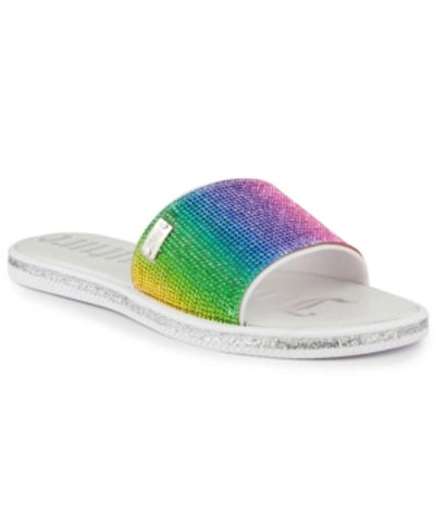 Juicy Couture Women's Yummy Sandal Slides In Rainbow
