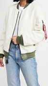 ALPHA INDUSTRIES L-2B SHERPA FLIGHT JACKET,AINDU30137