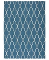 Long Street Looms Backyard Bac087 Navy 7'9" X 10'10" Outdoor Area Rug In Navy1