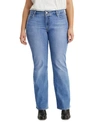 Levi's Trendy Plus Size 415 Classic Bootcut Jeans In Lapis Sights