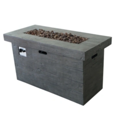 Noble House Custer Outdoor Fire Pit In Grey