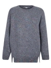 STELLA MCCARTNEY SEQUINED LONG JUMPER,601744S2197 1201 CHARCOAL