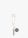 Ambush Pill Charm Safety Pin Single Earring In Silver