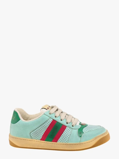 Gucci Screener Sneakers In Green