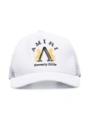 AMIRI LOGO-EMBROIDERED TRUCKER CAP