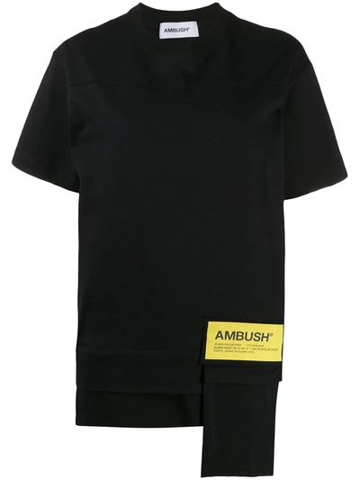 Ambush Logo Patch Short-sleeved T-shirt In Black