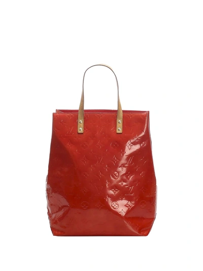 Pre-owned Louis Vuitton 2000  Venis Reade Mm Tote Bag In Red