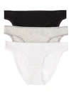 ON GOSSAMER CABANA COTTON HIP BIKINI 3-PACK