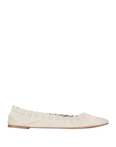 See By Chloé Ballet Flats In Beige