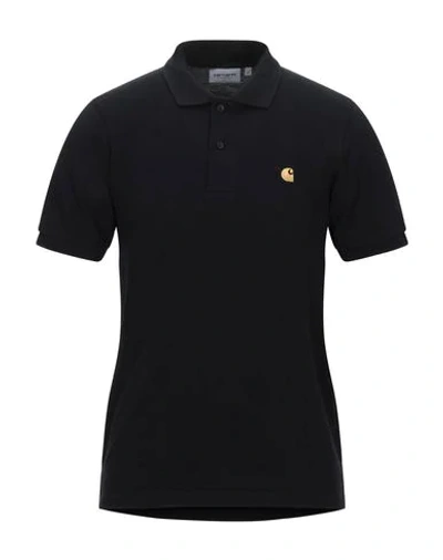 Carhartt Polo Shirt In Black