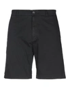 Department Five Logo Patch Bermuda Shorts In Black