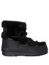 MOON BOOT PROTECHT MONACO LOW FAUX-FUR SNOW BOOTS