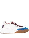 Stella Mccartney Colour-block Sneakers In White