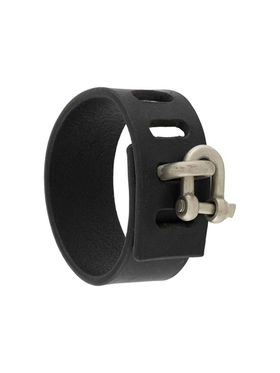 Parts Of Four Restraint Charm Cuff In Black