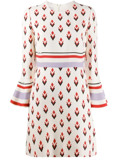 VALENTINO GEOMETRIC-PRINT DRESS