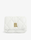 BALENCIAGA TOUCH B. PADDED LEATHER CLUTCH,R03642709