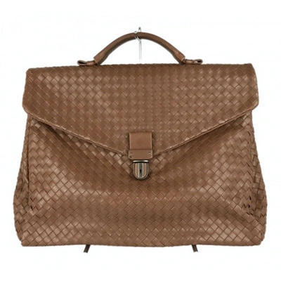 Pre-owned Bottega Veneta Brown Leather Bag