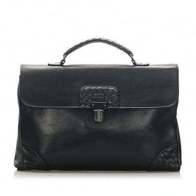 Pre-owned Bottega Veneta Black Leather Handbag