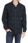 PENDLETON PLAID WOOL FLANNEL BUTTON-UP SHIRT,AA02230069R