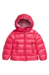 Moncler Kids' Sunday Water Resistant Hooded Down Puffer Jacket In Fuchsia