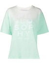 Philosophy Di Lorenzo Serafini Gradient-dyed T-shirt In Green