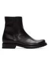Frye Veronica Leather Ankle Boots In Black