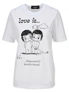 DSQUARED2 D SQUARED LOVE IS BROTHERHOOD T-SHIRT,11543513