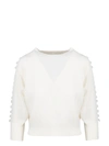 SEE BY CHLOÉ MACRAME` DETAILS CROPPED SWEATER,11554727