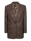 DOLCE & GABBANA SINGLE-BUTTON BLAZER,11554451