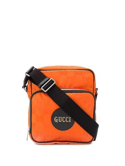 Gucci Off The Grid Gg Supreme单肩包 In Orange