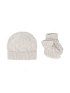 RALPH LAUREN CHUNKY KNITTED BEANIE SET