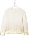DONDUP CHUNKY CABLE KNIT JUMPER