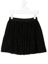 Alberta Ferretti Leopard-print Tutu In Black
