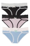 HONEYDEW INTIMATES AHNA 3-PACK HIPSTER PANTIES,200461MP