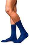 Falke No. 13 Egyptian Cotton Blend Dress Socks In 6000 Royal Blue