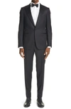 ERMENEGILDO ZEGNA MICRONSPHERE WOOL TUXEDO,999MICBLK-22802S